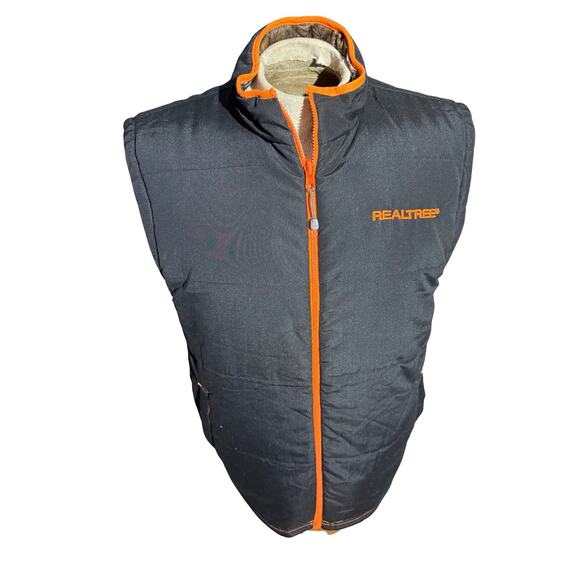 Realtree Camo Hunting Vest Men’s L Reversible Black / Xtra Pattern Outdoor Gear - Picture 7 of 9